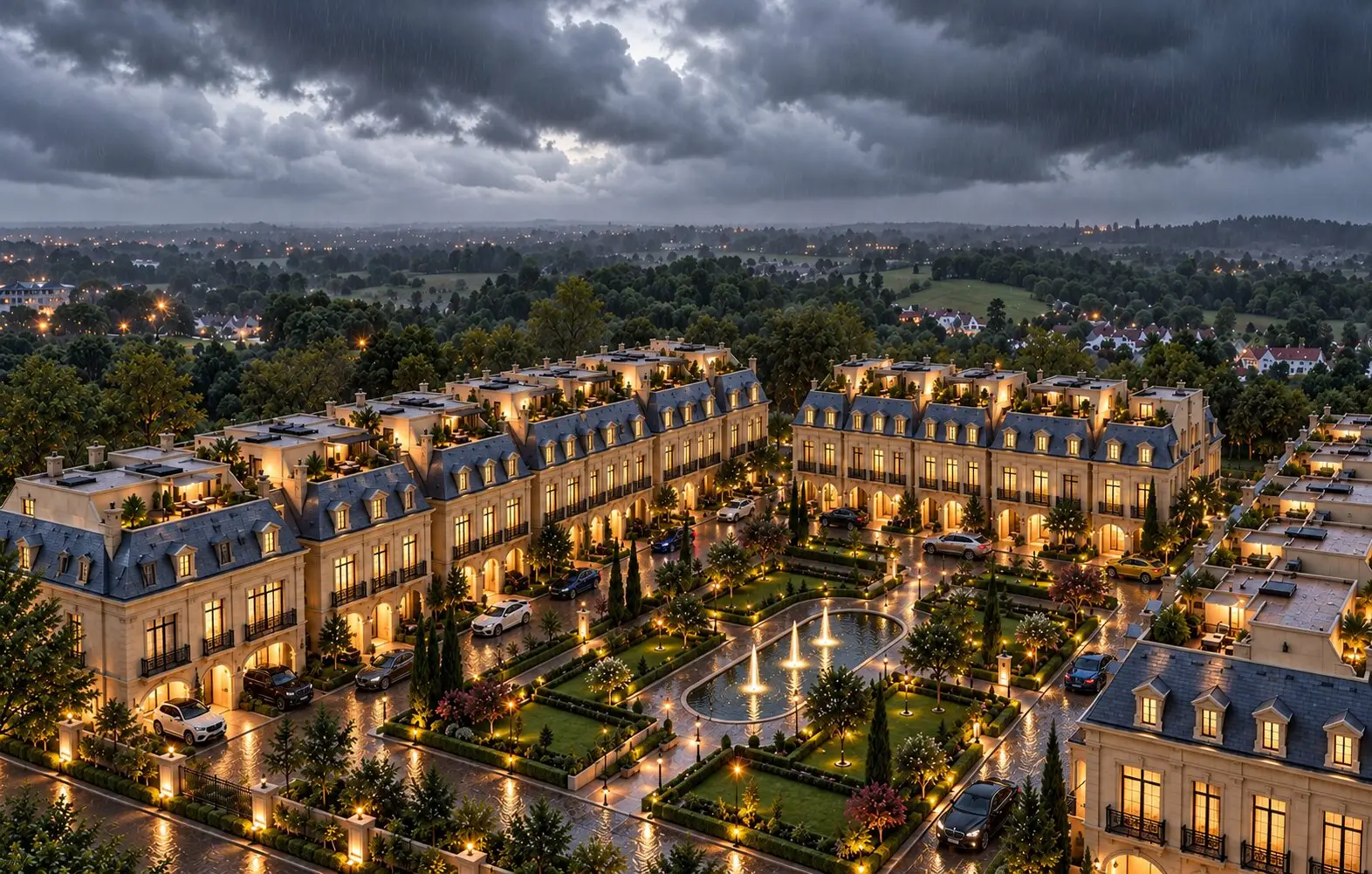 Godrej Florenne 20-acre connected French Renaissance row villa estate