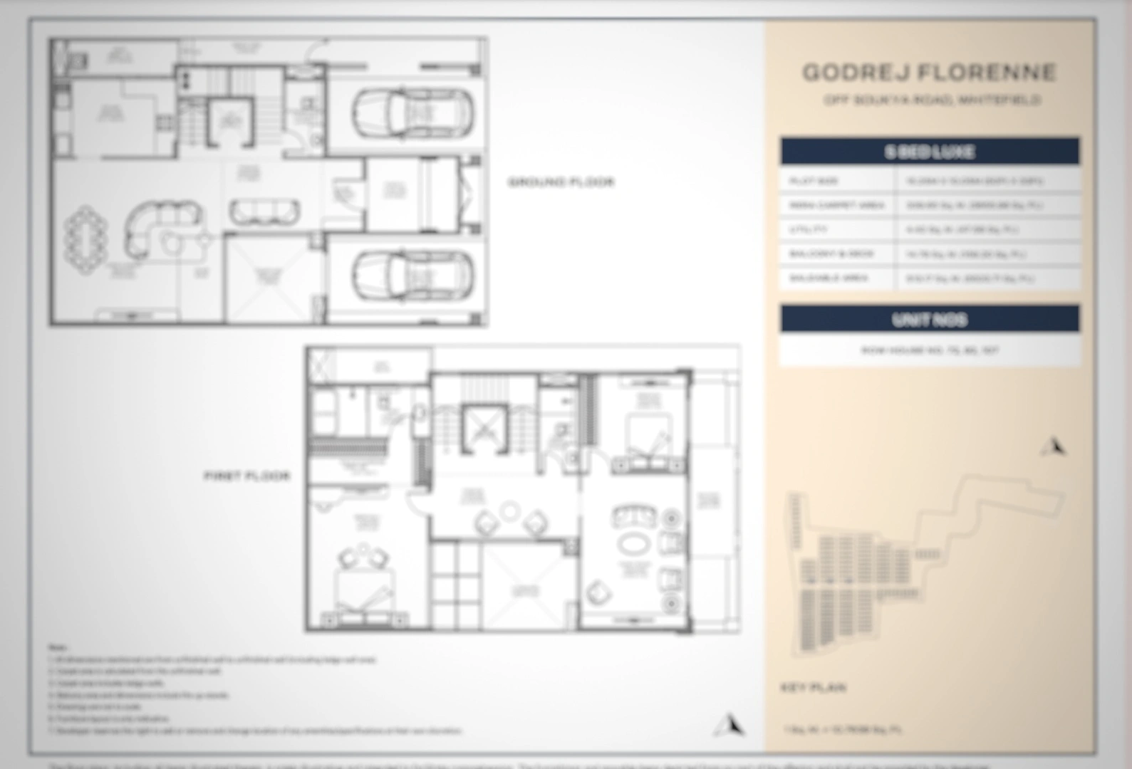 Godrej Florenne Floor Plan Layout