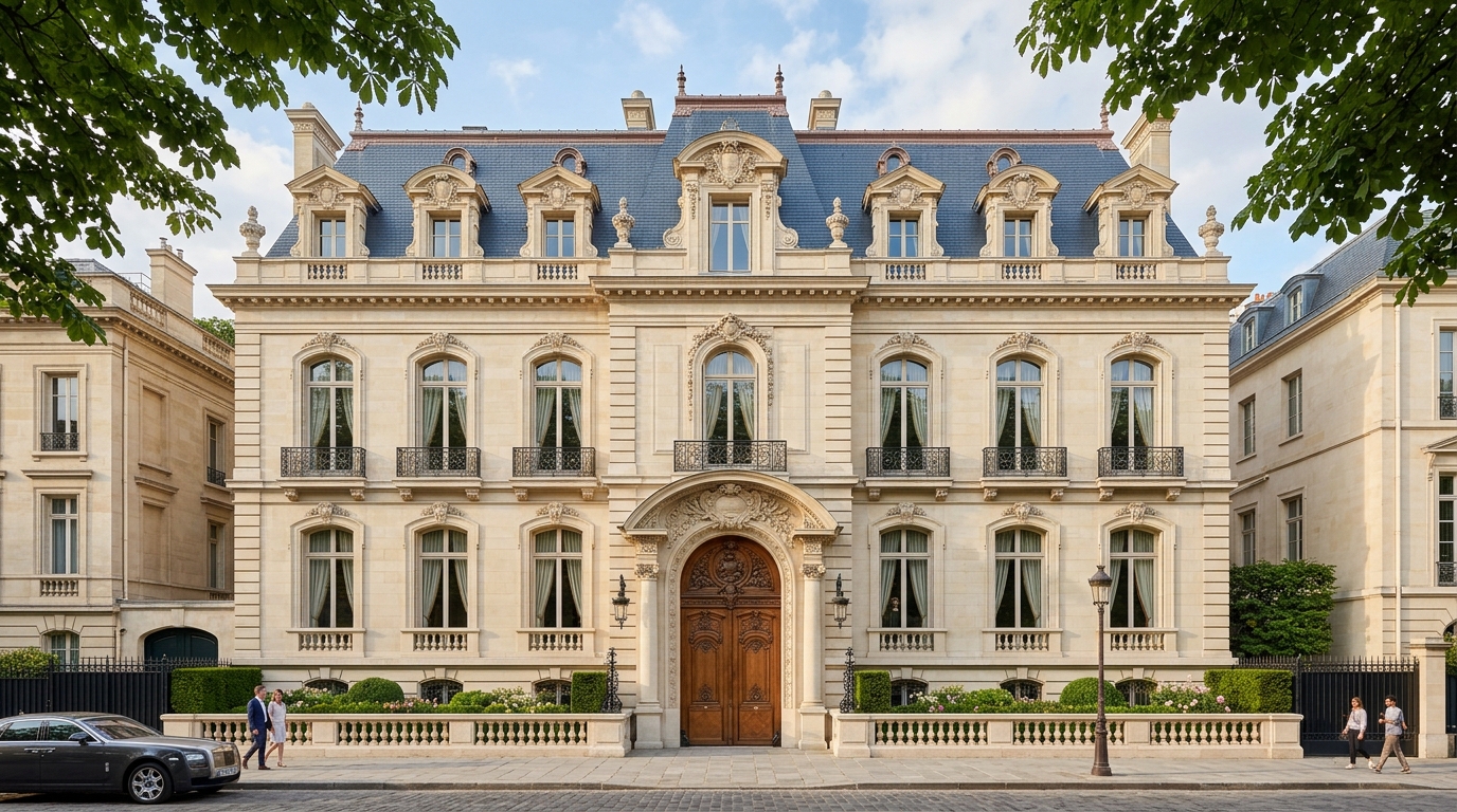Godrej Florenne French Renaissance luxury estate villa in Whitefield